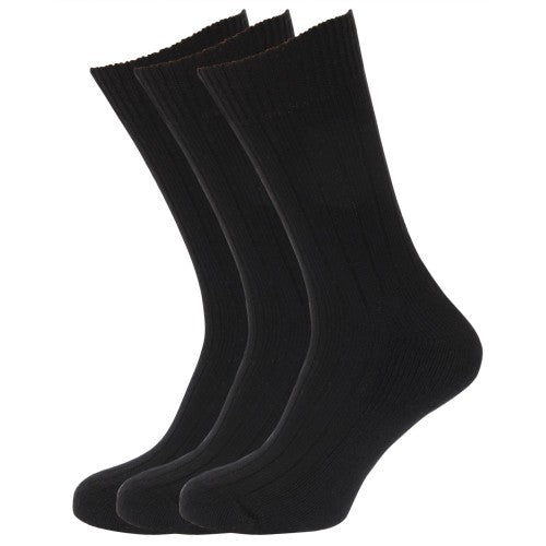 Front - Herren Socken mit gepolsterter Sohle, 3er-Pack