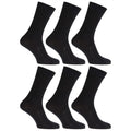 Front - Herren Bambus Socken / Arbeitssocken, besonders weich, 6er-Pack