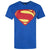 Front - Superman Herren Man Of Steel Logo T-Shirt