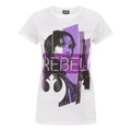 Front - Star Wars Damen Rogue One Rebel T-Shirt
