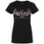 Front - Batman Damen Arkham Knight Logo T-Shirt