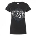 Front - Fantastic Beasts And Where To Find Them Damen Logo T-Shirt