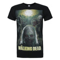 Front - Walking Dead offizielles Herren Poster T-Shirt