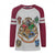 Front - Harry Potter offizielles Mädchen Hogwarts Raglan T-Shirt