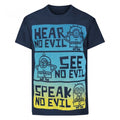 Front - Minions offizielles Kinder No Evil T-Shirt