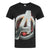Front - Avengers Age Of Ultron offizielles Herren Logo T-Shirt