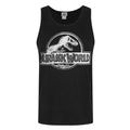 Front - Jurassic World Herren Distressed Logo Unterhemd