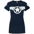 Front - Captain America - "Super Soldier" T-Shirt für Damen
