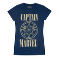 Front - Captain Marvel - T-Shirt für Damen