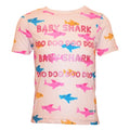 Front - Baby Shark - T-Shirt, Rundum bedruckt für Mädchen