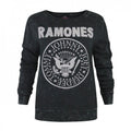 Front - Amplified - "Ramones" Sweatshirt, Logo für Damen