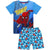 Front - Spider-Man - "Thwamm" Schlafanzug mit Shorts für Jungen