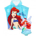Front - The Little Mermaid - Badeanzug und Poncho Set für Mädchen