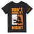 Front - Minecraft - "Don't Mine At Night" T-Shirt für Kinder