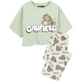 Front - Garfield - Schlafanzug mit langer Hose für Damen