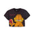 Front - Garfield - kurzes T-Shirt für Mädchen