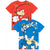 Front - Sonic The Hedgehog - T-Shirt für Kinder (2er-Pack)