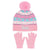 Front - Barbie -Jerseyware Hut- und Handschuh-Set2er-Pack für Mädchen