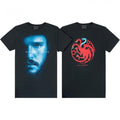 Front - Game of Thrones - "Ice And Fire Dragons" T-Shirt für Herren (2er-Pack)