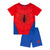 Front - Spider-Man - Schlafanzug mit Shorts für Jungen
