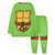 Front - Teenage Mutant Ninja Turtles - Schlafanzug mit langer Hose für Jungen