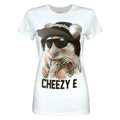 Front - Goodie Two Sleeves - "Cheezy E" T-Shirt für Damen