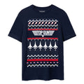 Front - Top Gun - T-Shirt für Herren - weihnachtliches Design