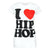 Front - Goodie Two Sleeves - "I Love Hip Hop" T-Shirt für Damen