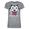 Front - Goodie Two Sleeves - "Geek Chic" T-Shirt für Damen
