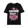 Front - Mean Girls - "Pink Wednesdays" T-Shirt für Damen