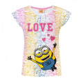 Front - Despicable Me - "Love" T-Shirt für Kinder  kurzärmlig