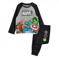 Front - Marvel Avengers - Schlafanzug mit langer Hose für Jungen