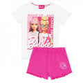 Front - Barbie - Schlafanzug mit Shorts für Mädchen