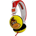 Gelb-Weiß-Rot - Front - Donkey Kong - Auf-Ohr-Kopfhörer