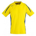 Front - SOLS Kinder Maracana 2 Kurzarm Fußball T-Shirt