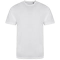 Weiß - Front - AWDis Herren Tri Blend T-Shirt