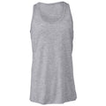 Front - Bella + Canvas Youths Mädchen Flowy Racer Back Tank Top