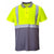 Front - Portwest Mens Hi-Vis Zwei Farbiges Arbeits Polo Shirt