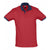 Front - SOLS Prince Unisex Pique Polo-Shirt in Kontrastfarben, Kurzarm