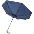 Marineblau - Side - Avenue - "Bo" Faltbarer Regenschirm