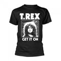 Front - T. Rex - "Get It On" T-Shirt für Herren/Damen Unisex