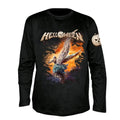 Front - Helloween - T-Shirt für Herren/Damen Unisex  Langärmlig