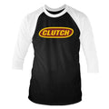 Front - Clutch - "Classic" T-Shirt für Herren/Damen Unisex - Baseball Langärmlig