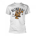 Front - Blink 182 - "College Mascot" T-Shirt für Herren/Damen Unisex