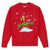 Front - The Grinch - "Merry Grinchmas" Sweatshirt für Herren/Damen Unisex
