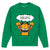 Front - Garfield - "Smiling Cat" Sweatshirt für Herren/Damen Unisex