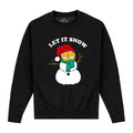 Front - Garfield - "Let It Snow" Sweatshirt für Herren/Damen Unisex