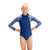 Front - Speedo - Badeanzug für MädchenLangärmlig