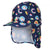 Front - Regatta - "Sunshade" Kappe mit Nackenschutz für Kinder
