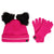 Front - Dare 2B - "Brighten" Hut- und Handschuh-Set Flauschig für Kinder